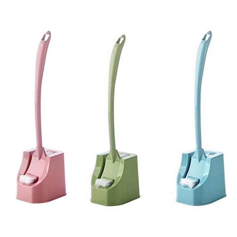 

Double-Sided Toilet Brush Long Handle Best Selling Toilet Cleaning Brush Compact Toilet Brush Small Sink With Brush Holder