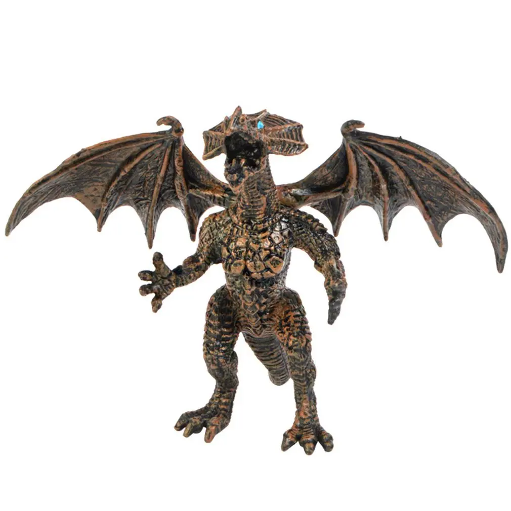 4 шт./компл. модель динозавра Western Dragon игрушки из ПВХ летающий дракон Warcraft твердые