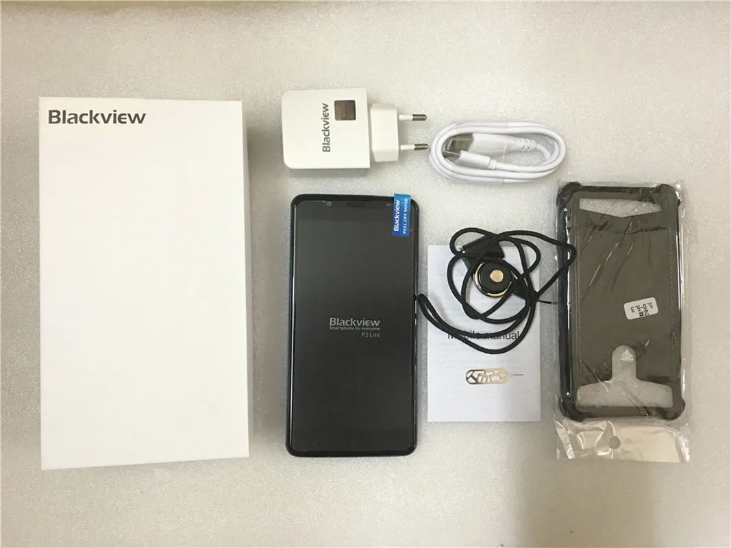 Blackview P2 Lite Smartphone 3GB RAM 32GB ROM 5.5" 6000mAh MT6753 Octa Core Android 7.0 8.0MP Fingerprint 4G LTE Mobile Phone |