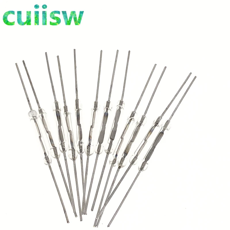 50 шт. тростниковый переключатель для труб 2x14 мм белый цвет низковольтный ток N/O 100%