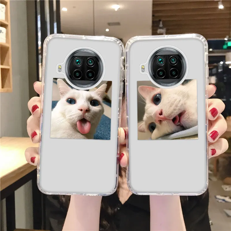 

Cute Cat Cases For Xiaomi Redmi Note 10 Pro 10S Case Funda Xiaomi Mi 11 10T Pro 10 T Lite 9T Note10 Pro Mi10T 10 Lite Back Cover