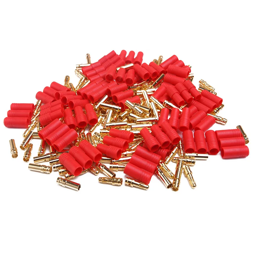 5/10 Pair AMASS 3.5mm three-core 3X3.5mm Bullet Connectors with Housing for Brush less Motor install
