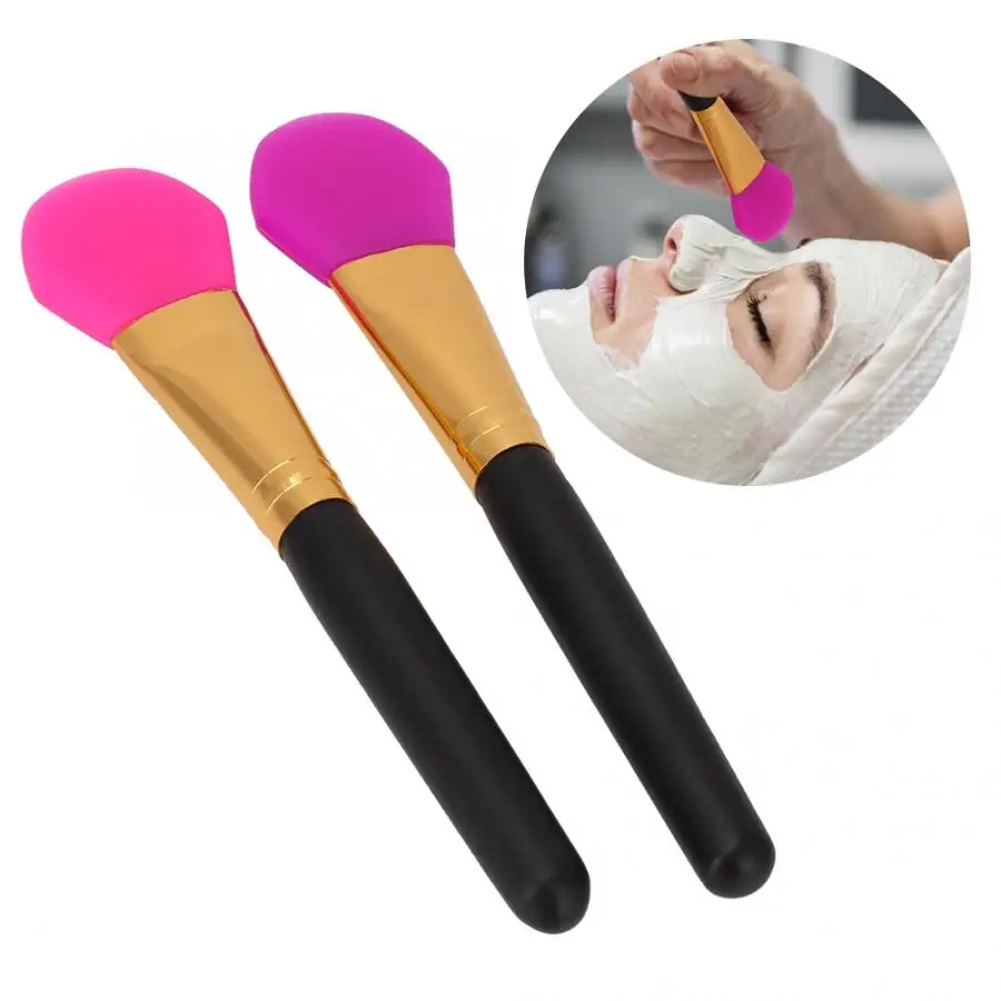 Кисть для макияжа 2 шт. силиконовая маска лица кисть сделай сам смешивание грязи