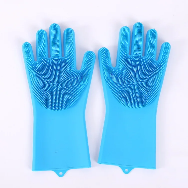 

Silicone Gloves Universal Kitchen Cleaning Gloves Magic Gloves Anti-oil Handguards Microwave Heat Insulation Gloves