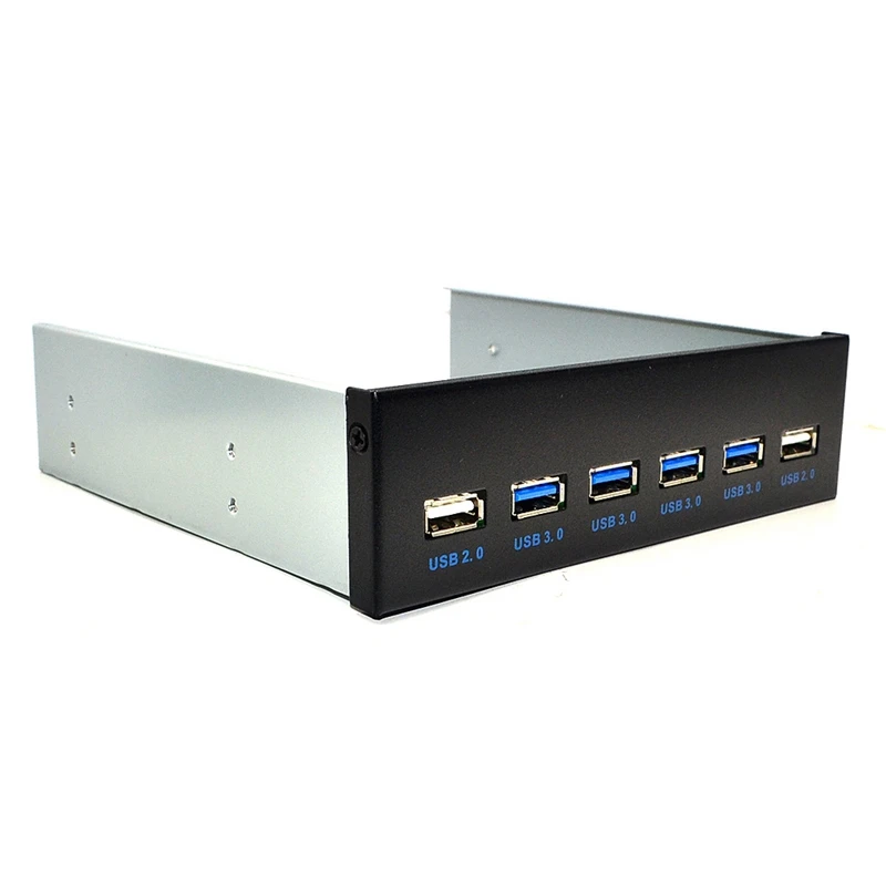 2 порта USB2.0 + 4 USB3.0 настольная Передняя панель оптические приводы Bay расширение для