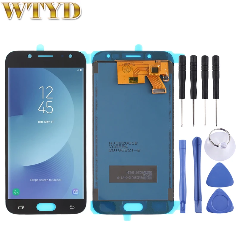 Для Galaxy Smartphone ЖК-экран дигитайзер полная сборка Дисплей запасная часть для J5 J530F/DS