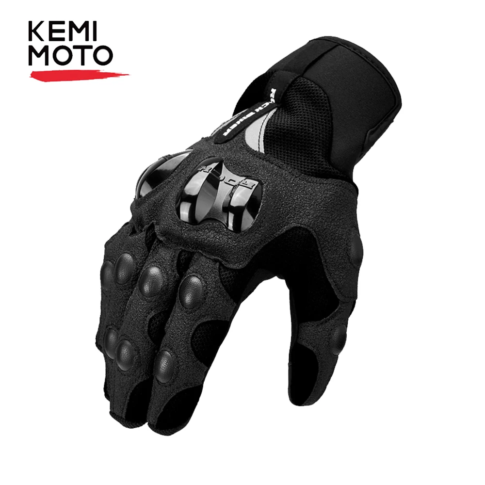 Мотоциклетные перчатки летние защитные Guantes Moto Invierno перчатки для мотокросса с сенсорным экраном мужские и женские дышащие Guanti Moto