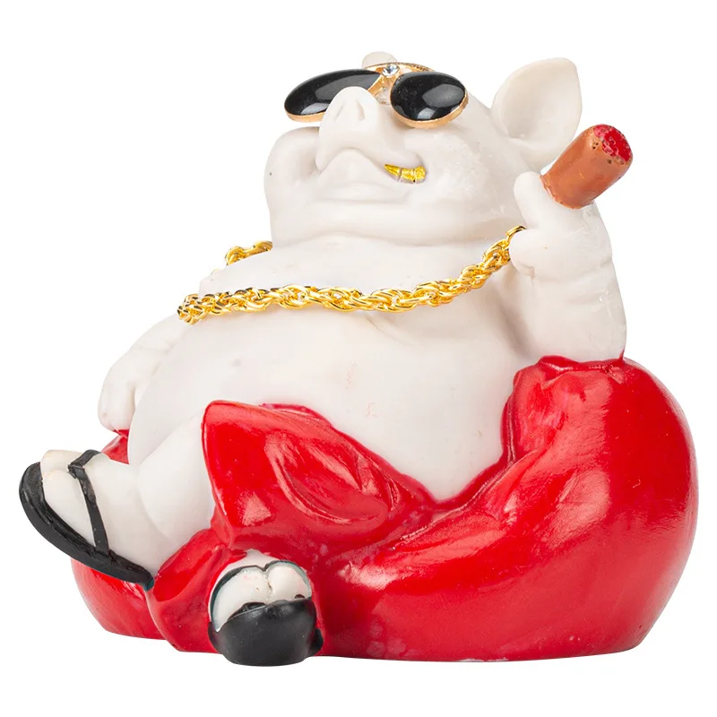 

Social Pig Auspicious Tea Pet Car Interior Decoration Home Gift