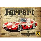 Металлический жестяной настенный знак красивый спортивный автомобиль украшение для дома гараж люди пещера офис Автомобиль Магазин настенное украшение 8x12 дюймов