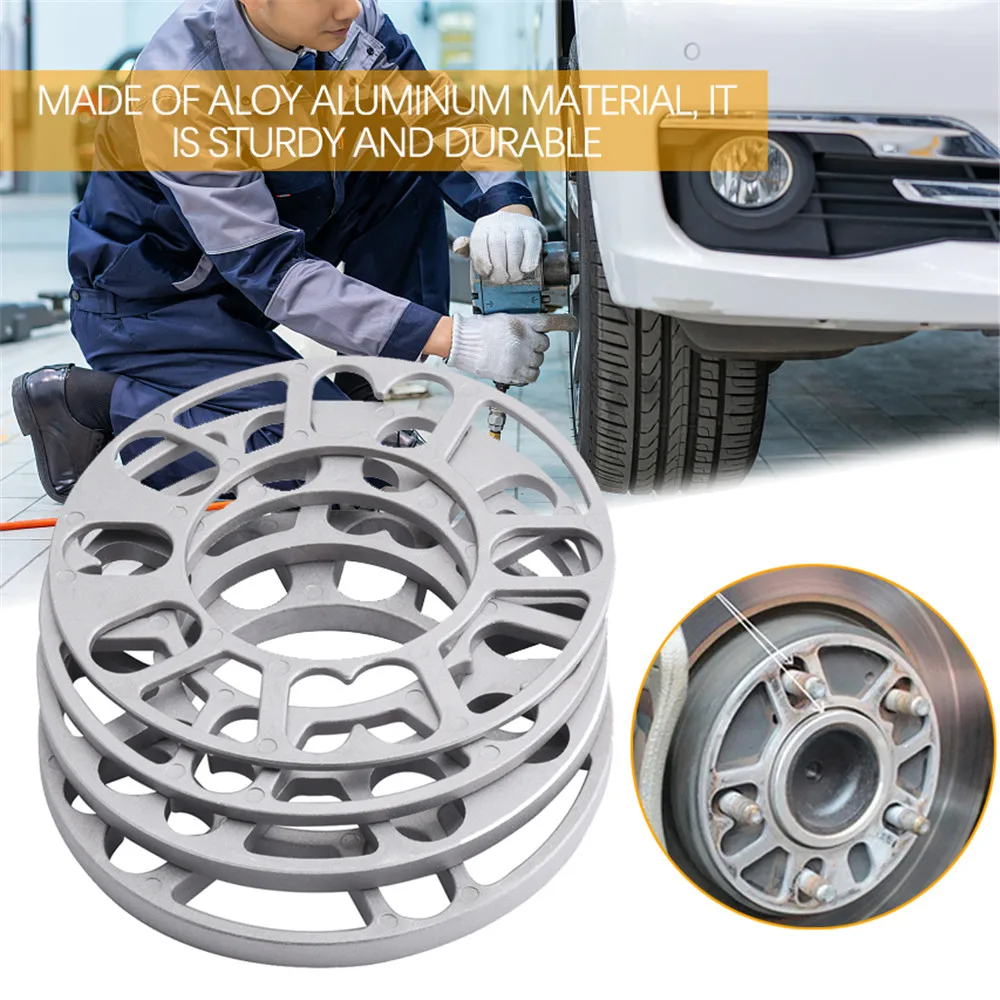 

4PCS 3/5/8/10mm Adjusting Aluminum Car Wheel Spacer Car Modified Widened Wheel Hub ET Gasket Tire Car Accessories