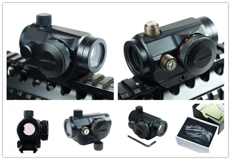 

T1 Red Dot Sight AimPoint Mini Collimator Optical Tactical Scope Hunting 20mm Rail Rifle Scope Airsoft Telescope Finder