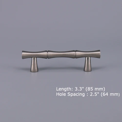 

Цинковые ручки для ящиков KUNGSPHAN, бамбуковый дизайн, 64/96/128 мм