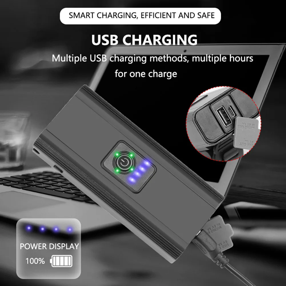 800 люмен 6 режимов велосипедный светильник USB Перезаряжаемый водонепроницаемый