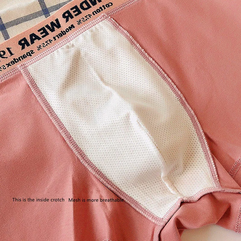 

Summer Men Lingerie Boxers Soft Cotton Underwear Sexy Man Comfortable Panties For Boy Simple Trendy Fashion Shorts Boxer Briefs