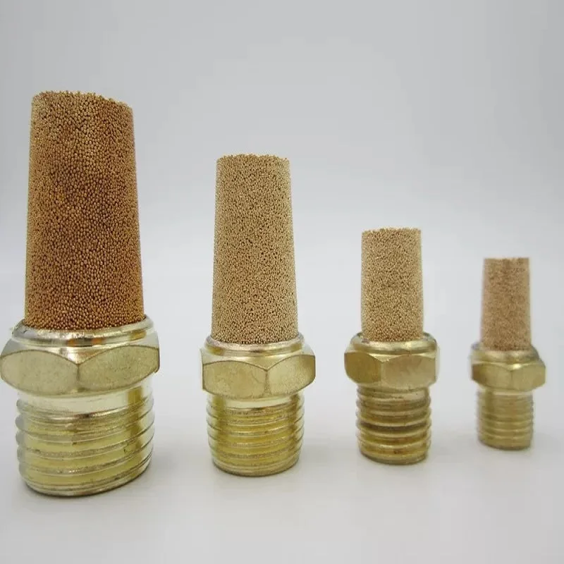 Пневматический заглушитель Латунный разъем для соленоидного клапана фитинг