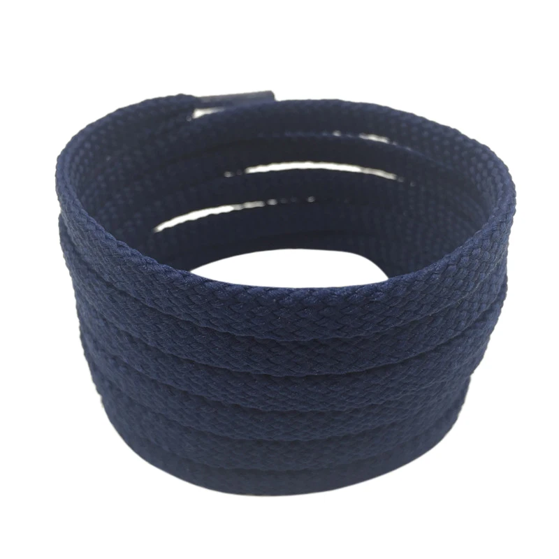 Weiou 7mm Flat Tubular Shoelace Styles Athletic Sports Sneakers Bootlace Multi Color Polyester Shoestring For Sporting Boots