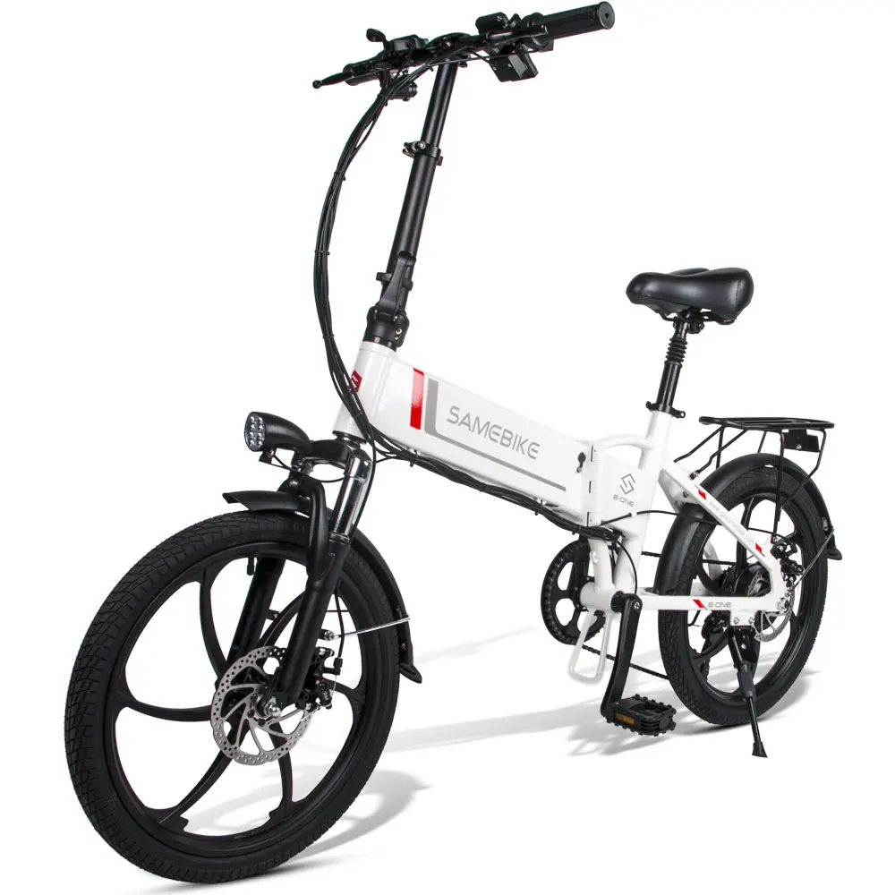 Складной алюминиевый электрический велосипед SAMEBIKE 20LVXD30 48V 10.4AH 350W бесщеточный
