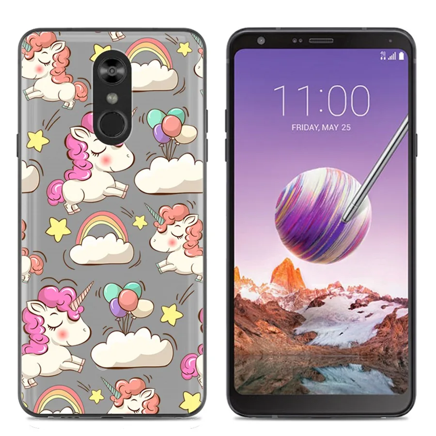 Чехол для LG Q Stylus Plus силиконовый чехол 6 2 дюйма Stylo 4 задняя крышка Plus/Stylo Телефона TPU