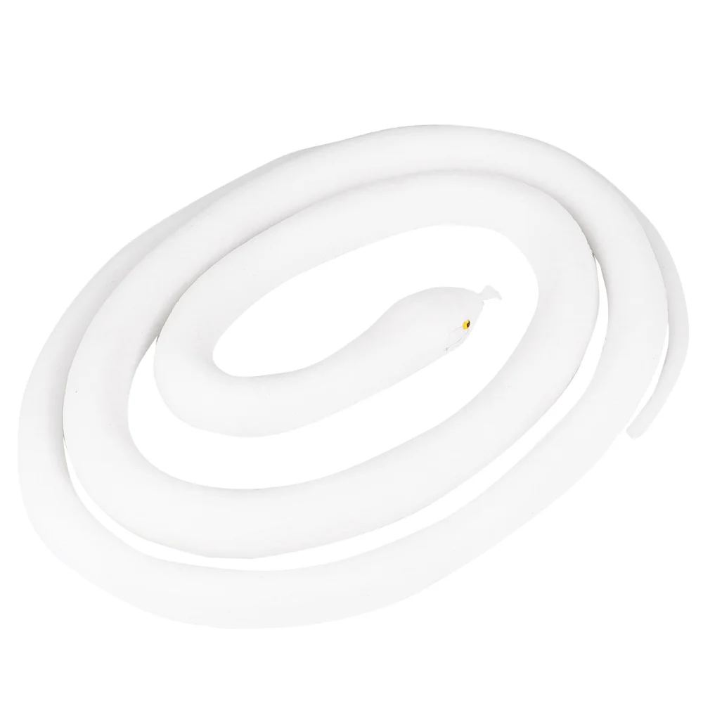 

Fake Snake Simulation Snake Realistic Snake Prank Prop Cosplay Props Tricky Playthings for Kids Children (White)