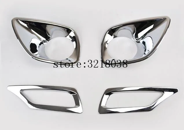 ABS хром передняя + лампа заднего противотуманного фонаря Накладка подходит для 2013