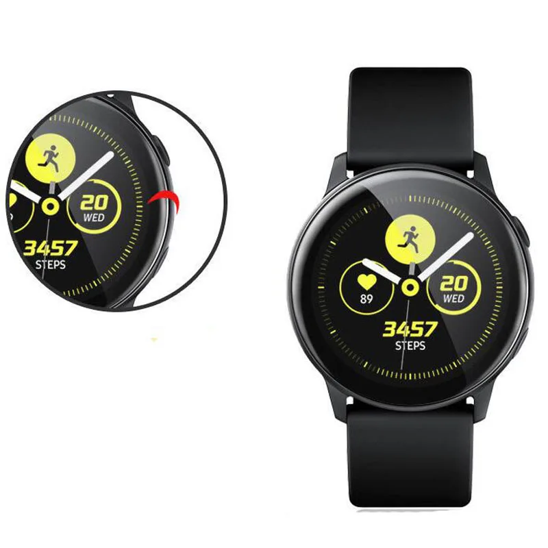 Защитное стекло закаленное 9H для Samsung Galaxy Watch active 2 40 мм 44 мм|Смарт-аксессуары| |