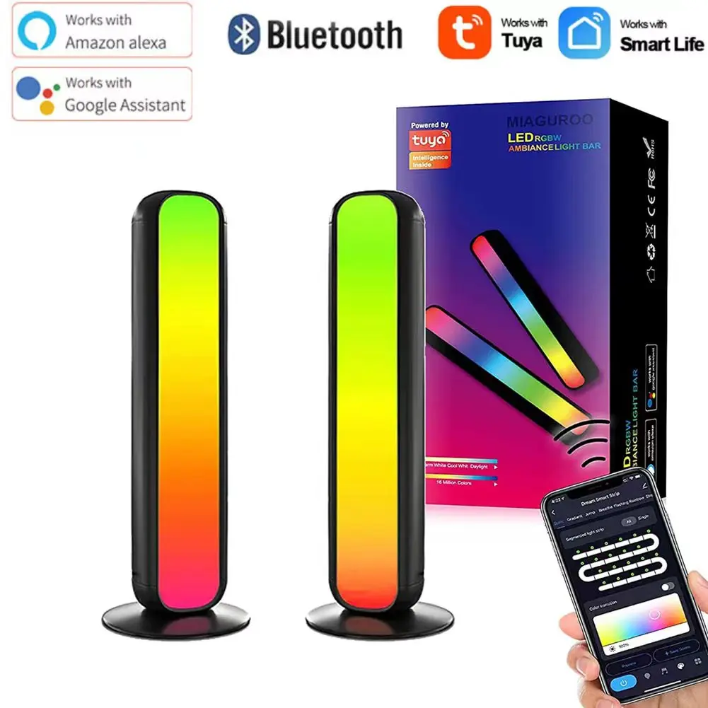 

Смарт-светильник Tuya с Wi-Fi, Bluetooth, 12 режимов, 2 шт.