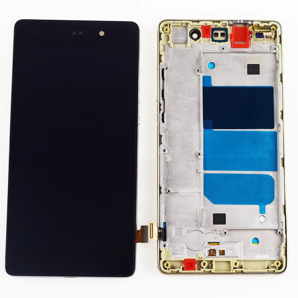 ЖК-дисплей для huawei P8 Lite, сенсорный ЖК-дисплей ALE L04 L21, ЖК-экран, панель+ сенсорный экран, дигитайзер, сенсорная стеклянная рамка в сборе