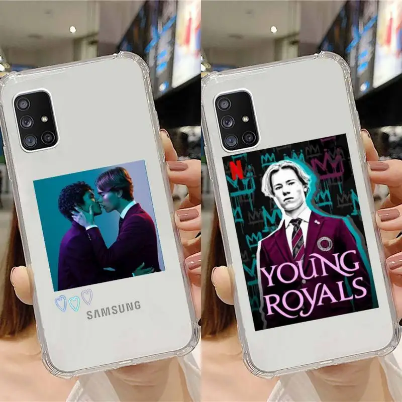 

Young Royals tv show Phone Case Transparent For Samsung Galaxy A S Note 9 10 51 50 71 70 80 20 21 30s ultra plus