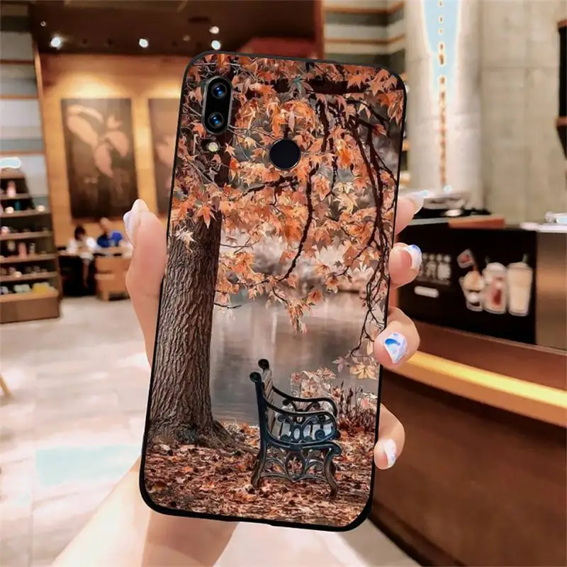 

Fall foliage season painting Phone Case For Xiaomi Redmi note 7 8 9 t k30 max3 9 s 10 pro lite