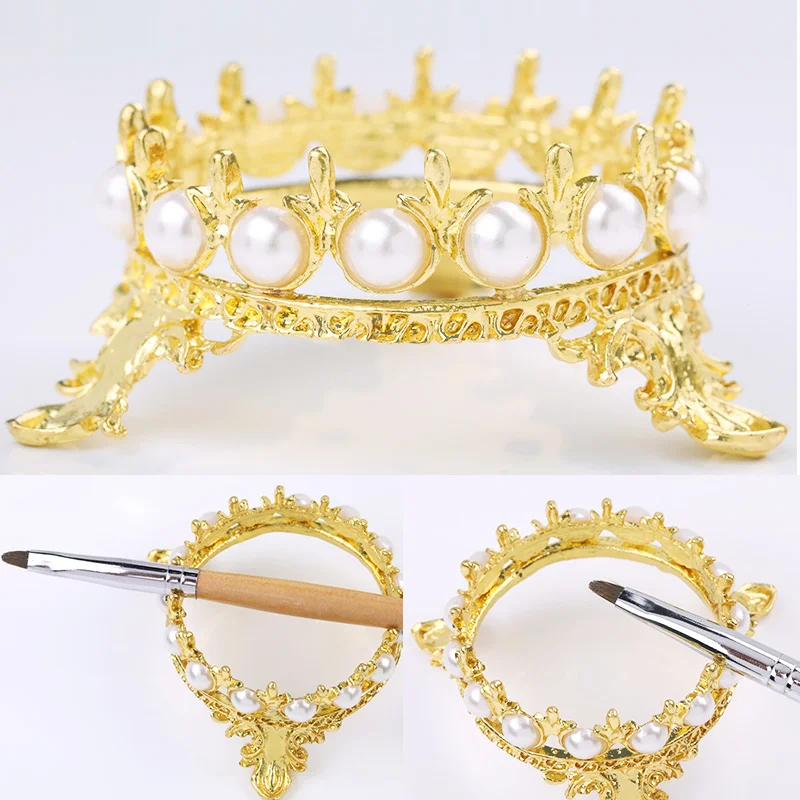 Ручка для ногтей Displayer Stand инструменты дизайна кисть держатель корона дизайн