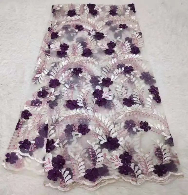 Оптовая цена французское кружево с бисером ткань 2019 африканская кружевная
