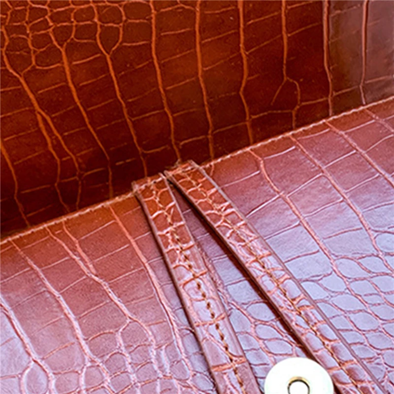 

Luxury Fashion Women Crossbody Bag Crocodile Semicircle Saddle Bags Soft Leather Shoulder Bags For Ladies Handbags