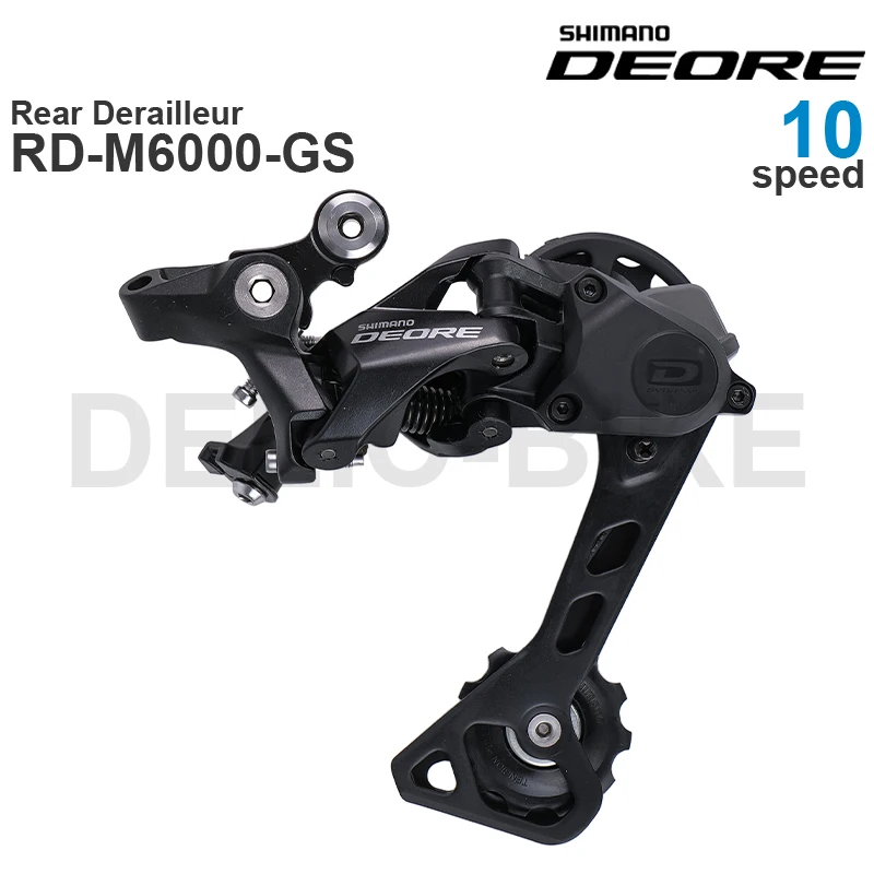 Задний переключатель передач SHIMANO DEORE M6000 10v RD оригинальные детали - купить по