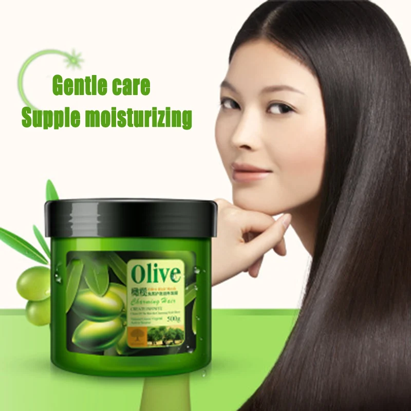 

High Quality Olive Hair Mask Nourishing Care Conditioner Moisturizing Deep Repair Hair Split Dry