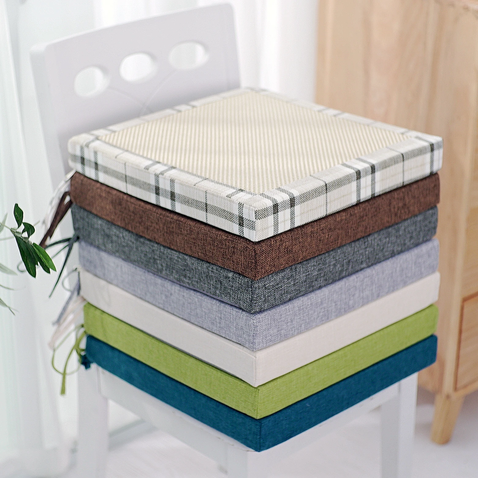 Стул из ротанга Нескользящая подушка для обеденного стула снятия боли офиса