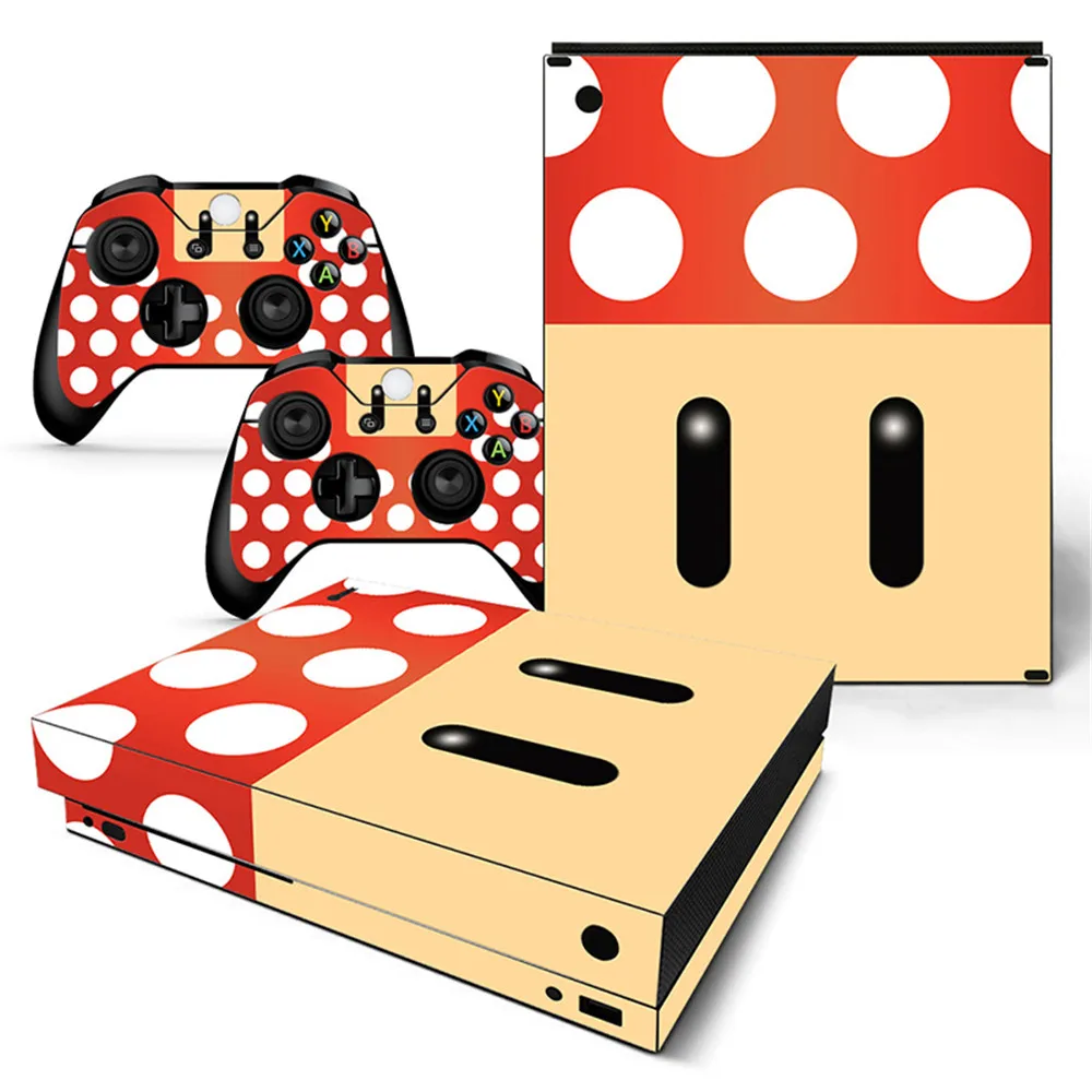 Наклейка для Microsoft Xbox One X консоль и 2 контроллера виниловая игровая наклейка s|stickers