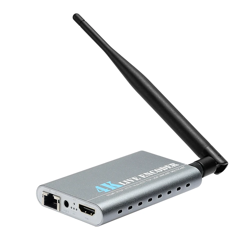Беспроводной HDMI аудио и видео кодек HWCODEC K1W H.265 4K с поддержкой TF/ SD карт приложение