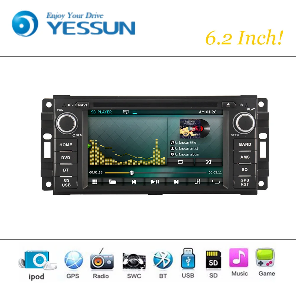 Автомобильный dvd плеер Wince System для Jeep compass 2008 2010 Авторадио Стерео GPS навигация