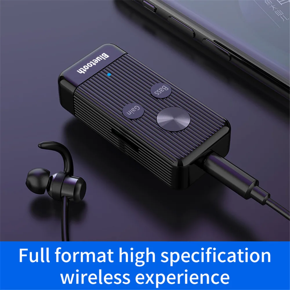 Многофункциональный Bluetooth-приемник X8 воспроизведение музыки Hi-Fi NFC TF-карты 3 5 мм