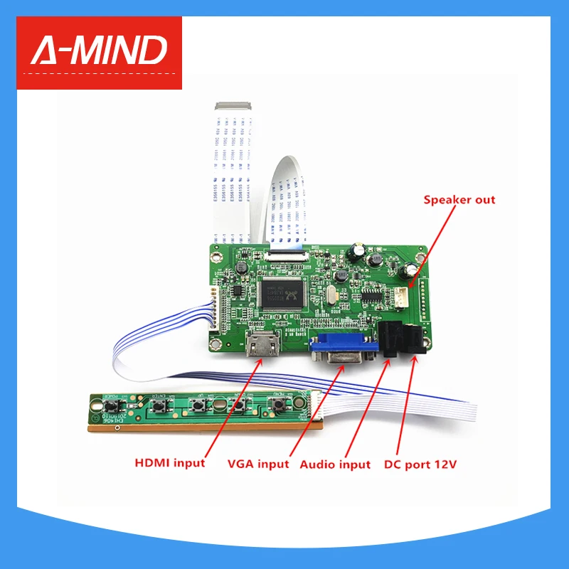 

kit for HB140WX1-301 HDMI + VGA LCD LED LVDS EDP Controller Board Driver Free shipping