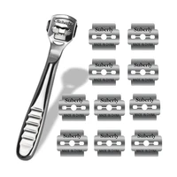 hand foot file care corn cuticle remover shaver blade smooth feet pedicure callus skin remover care tool 10pcs shaving blades