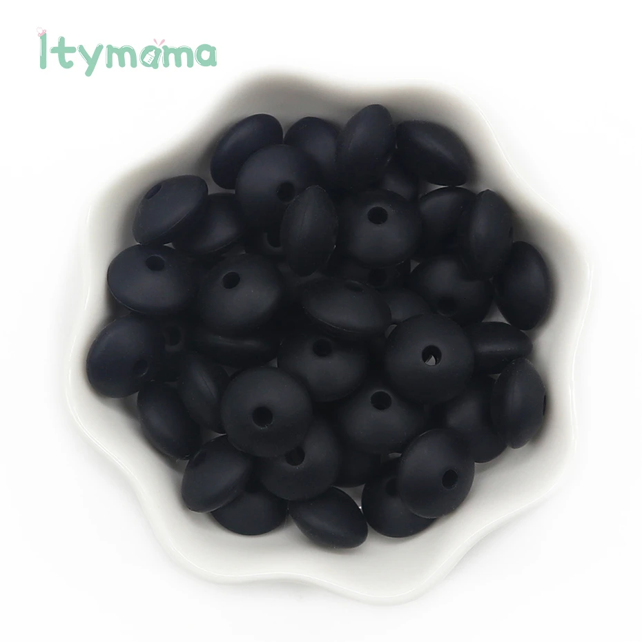 60pc BD020-43 Itymama, 60 шт., пищевые силиконовые счеты, бусины, жемчуг, силиконовые бусины, сделай сам, Прорезывание Зубов, уход за ребенком, ожерелье, соска, цепочка, детский Прорезыватель - Цвет: 60pc BD020-43