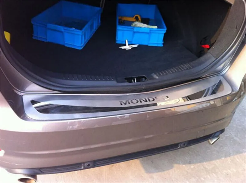 Стайлинг автомобиля для Ford Mondeo 2007 2012 протектор заднего бампера из нержавеющей