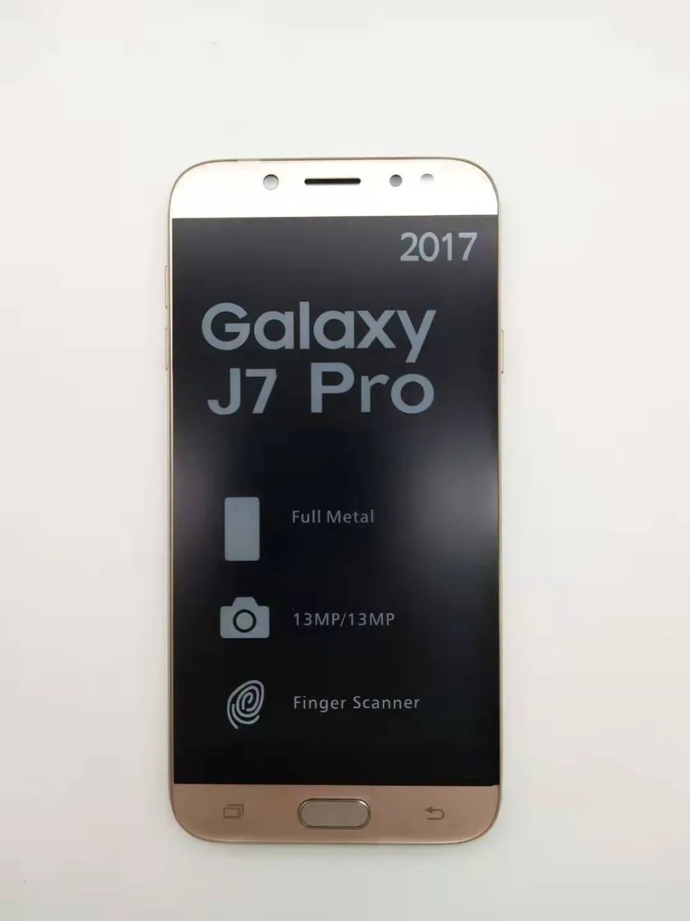 samsung Galaxy J7 Pro, разблокированный, GSM, 4G, LTE, Android, мобильный телефон, четыре ядра, две sim-карты, 5,5 дюймов, 13 МП, 3 Гб+ 16 ГБ, отремонтированный