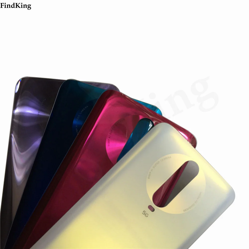 

100% New Battery Cover For Xiaomi Redmi K30 Battery Back Cover Glass K30 5G Rear Door Housing Case With logo