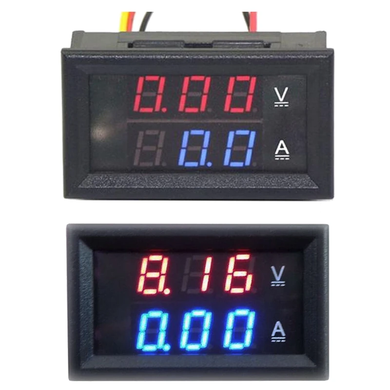 

DC 0-100V 10A Led Digital Voltmeter Ammeter Voltage Double Panel