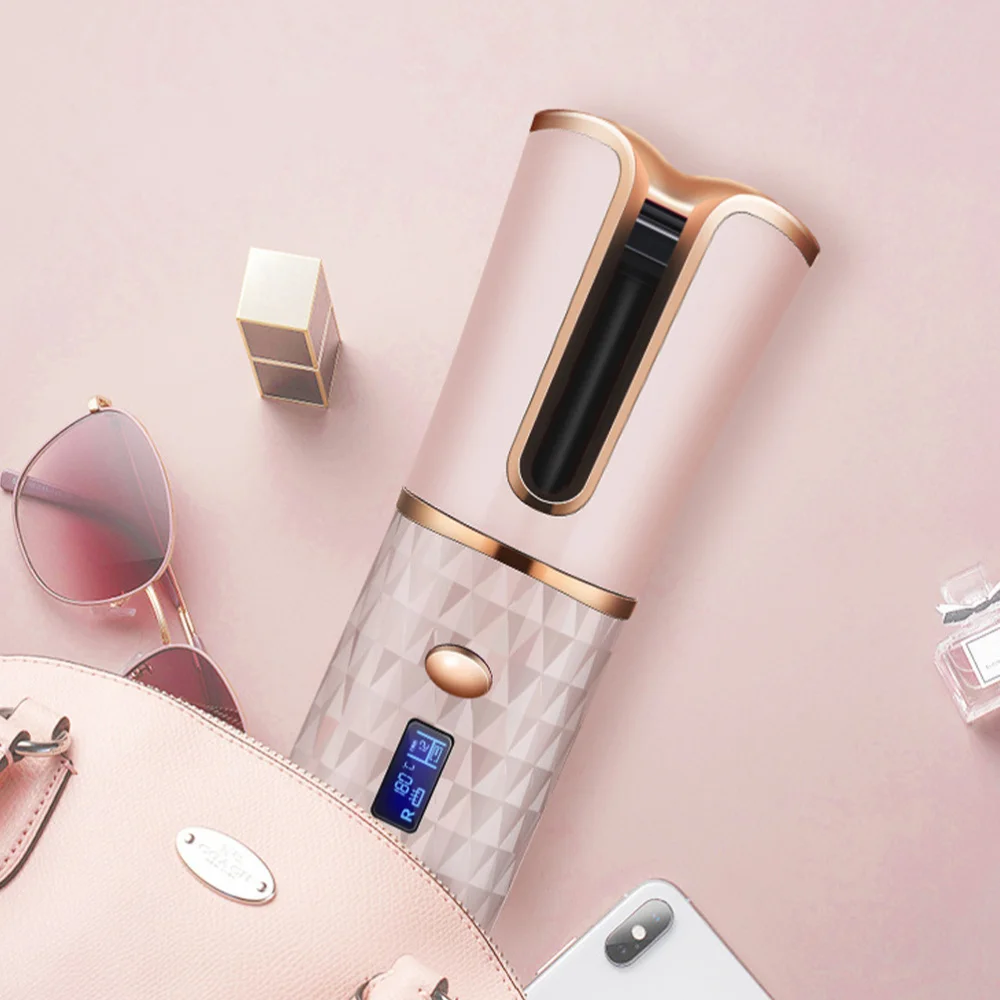 

1pc Automatic Curling Iron Hair Curler Portable Wireless Hair Curly Machine