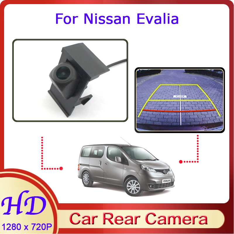 

Car Reverse Image Fisheye CAM For Nissan Evalia 2013~2022 Night Vision HD Dedicated Rear View Back Up 720P Vehicle Camera
