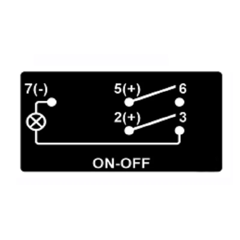 12V 24V автомобиль Лодка 5 Pin Кнопка ВКЛ/OFF SPST переключатель кулисный