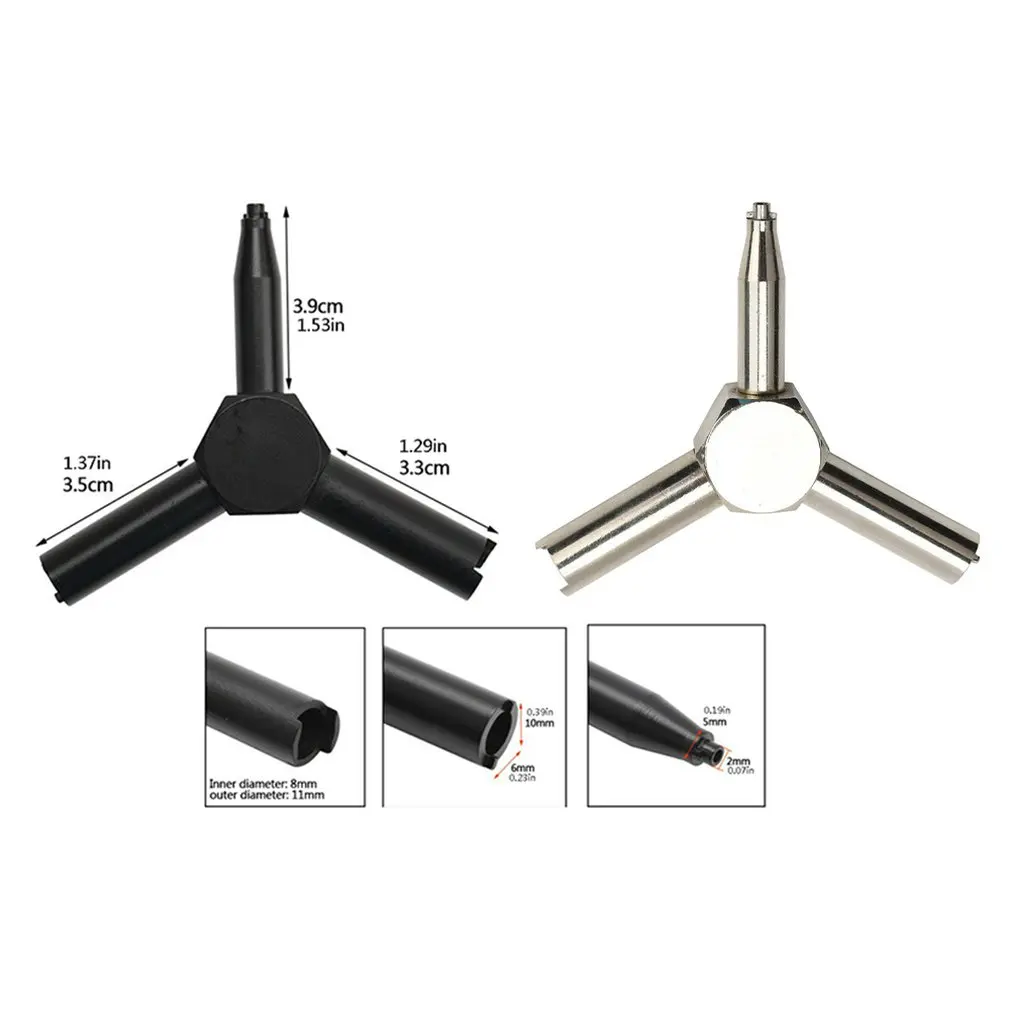 

Outdoor hunting Gas Valve Key Steel Triple Army Force Magazine Charging Tool For GBB AEG KSC WA Airsoft Gun Shooting